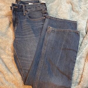 Old Navy Dark Blue Straight Leg Women's Jeans